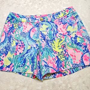 NWT Lilly Pulitzer Bay Avenue Short Multi Mermaid Cove